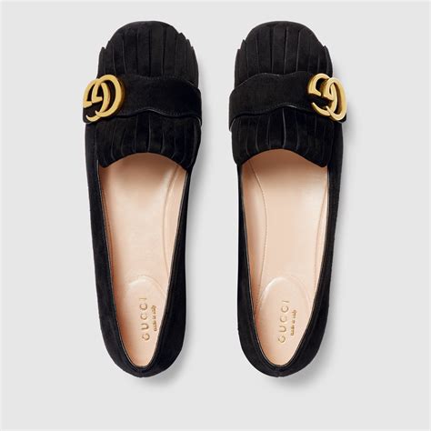 gucci monogram ballet flats|gucci ballerina flats.